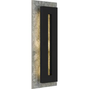 Tate LED Outdoor Wall Mount in Earth Black