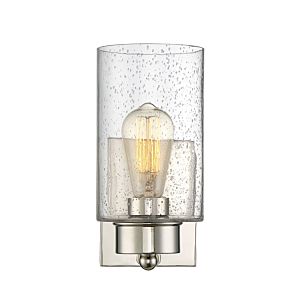 Trade Winds Edgewood Wall Sconce in Polished Nickel