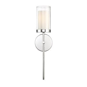 Meridian 1 Light Wall Sconce in Chrome