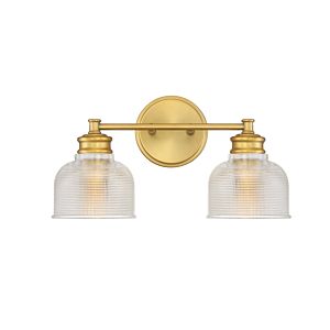 Bathroom Vanity Light in Natural Brass