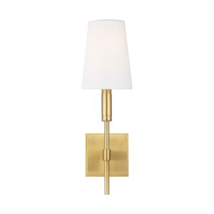 Beckham Classic Wall Sconce in Burnished Brass by Thomas O'Brien