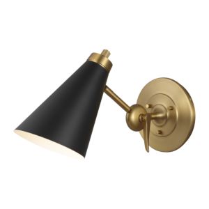 Visual Comfort Studio Signoret Wall Sconce in Burnished Brass by Thomas O'Brien