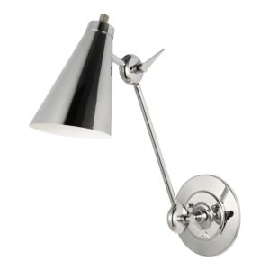 Signoret Wall Sconce in Polished Nickel by Thomas O'Brien