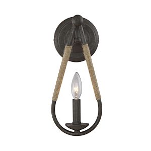 Trade Winds Lighting 1 Light Wall Sconce In Rusty Nail