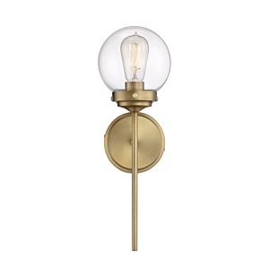 Windsor Wall Sconce in Natural Brass
