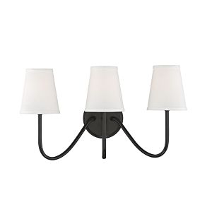 Trade Winds Lighting 3 Light Wall Sconce In Oil Rubbed Bronze