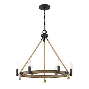 Transitional Chandelier in Oil Rubbed Bronze