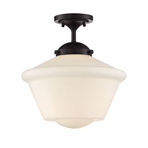 Trade Winds Dorothy Schoolhouse Ceiling Light in Oil Rubbed Bronze