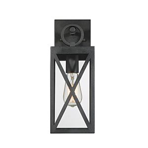 Trade Winds Lighting 1 Light Wall Sconce In Black