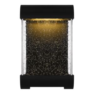 Townes LED Outdoor Wall Lantern in Matte Black
