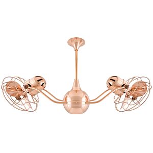 Vent-Bettina 3-Speed AC 42" Ceiling Fan in Polished Copper with Polished Copper blades