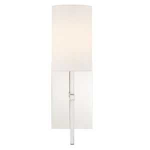 Crystorama Veronica 17 Inch Wall Sconce in Polished Nickel