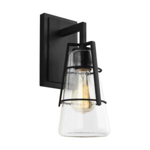 Adelaide 1-Light Wall Sconce in Midnight Black