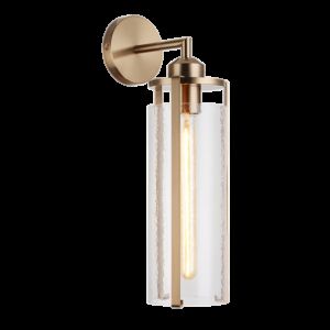 Matteo Bayou 1-Light Wall Sconce In Aged Gold Brass