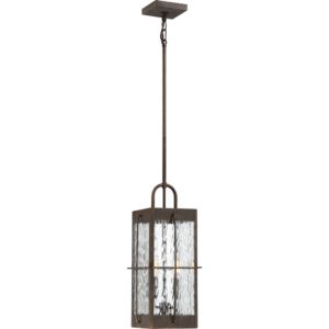 Quoizel Ward 2 Light 8 Inch Outdoor Hanging Light in Gilded Bronze