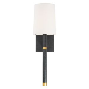  Weston Wall Sconce in Black And Antique Gold