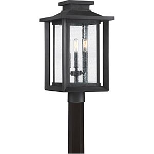 Wakefield 3-Light Outdoor Post Lantern in Earth Black