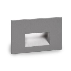 LEDme 1-Light LED Step and Wall Light in Graphite with Aluminum