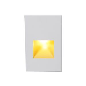 LEDme 1-Light LED Step and Wall Light in White with Aluminum