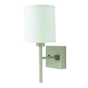 House of Troy Decorative 14 Inch Wall Lamp in Satin Nickel