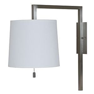 House of Troy 16 Inch Wall Lamp in Satin Nickel