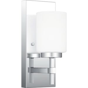 Wilburn 1-Light LED Bathroom Vanity Light in Polished Chrome