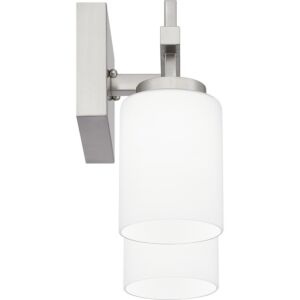 Wilburn 2-Light LED Bathroom Vanity Light in Brushed Nickel