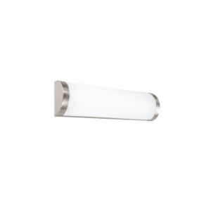 Fuse 1-Light LED Bathroom Vanity Light in Brushed Nickel