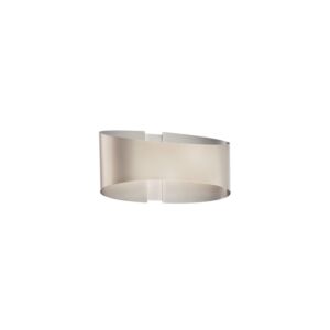 Swerve 1-Light LED Wall Sconce in Brushed Nickel