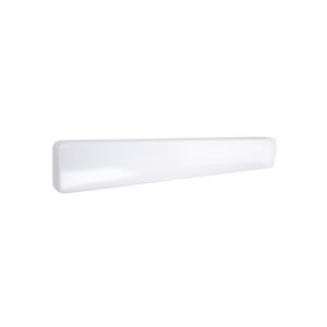 Flo 1-Light LED Bathroom Vanity Light in White