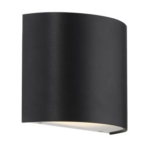 Pocket 1-Light LED Wall Sconce in Black