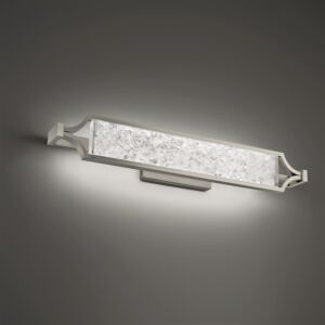 Emblem 1-Light LED Bathroom Vanity Light in Brushed Nickel
