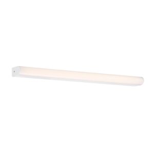Nightstick 1-Light LED Bathroom Vanity Light in White