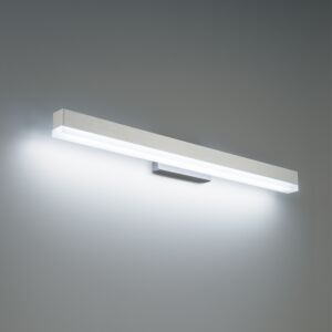 Styx 1-Light LED Bathroom Vanity Light in Brushed Aluminum