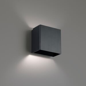 Boxi 1-Light LED Wall Sconce in Black