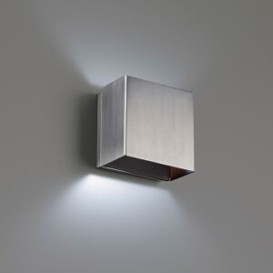Boxi 1-Light LED Wall Sconce in Brushed Nickel