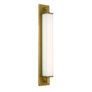 Modern Forms Gatsby 32 Inch Wall Sconce in Aged Brass