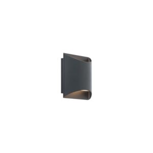 Duet 2-Light LED Wall Sconce in Black