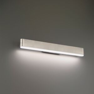 0 To 60 1-Light LED Bathroom Vanity Light in Brushed Nickel
