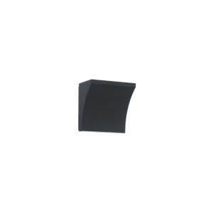 Cornice 2-Light LED Wall Sconce in Black