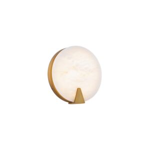 Ophelia 1-Light LED Wall Sconce in Aged Brass