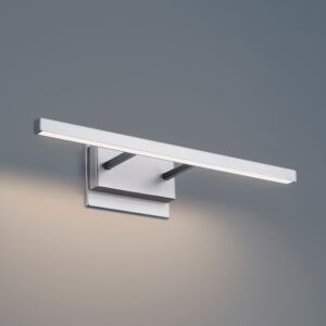 Parallax 1-Light LED Bathroom Vanity Light in Brushed Nickel