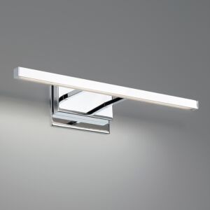 Parallax 1-Light LED Bathroom Vanity Light in Chrome