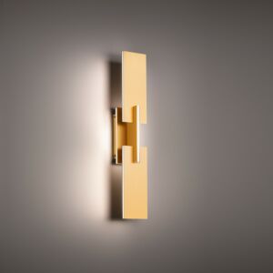 Amari 15-Light LED Wall Sconce in Aged Brass