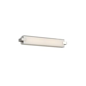 Bliss 1-Light LED Bathroom Vanity Light in Polished Nickel