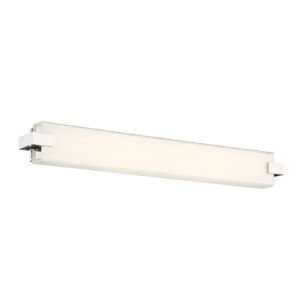 Bliss 1-Light LED Bathroom Vanity Light in Platinum
