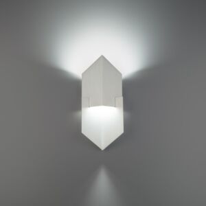 Cupid 1-Light LED Outdoor Wall Sconce in Brushed Aluminum