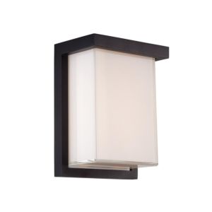 Modern Forms Ledge 1 Light Outdoor Wall Light in Black