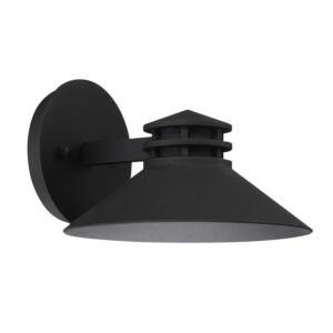 Sodor 1-Light LED Wall Light in Black
