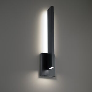 Mako 2-Light LED Outdoor Wall Sconce in Black